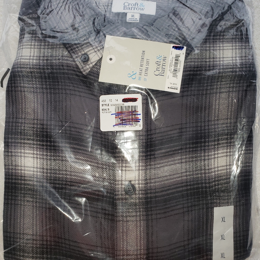 New Men's Woven XL Shirt